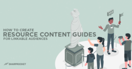 how to create resource content guides for linkable audiences