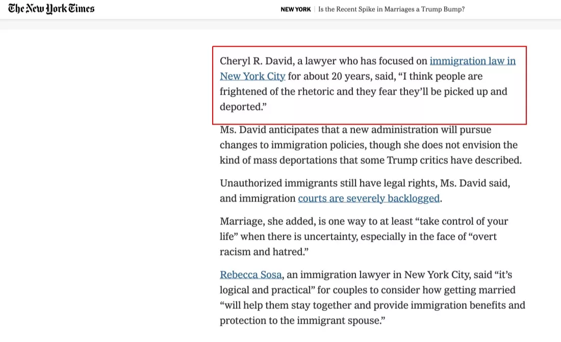 new york times link to immigration lawyer
