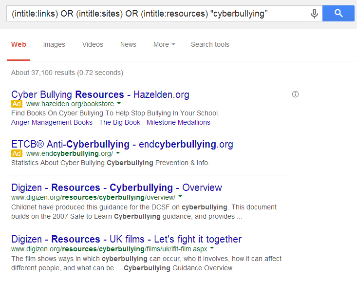 bullying-resource-search-results