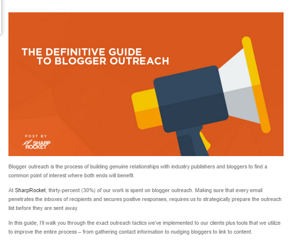 definitive guide to blogger outreach preview