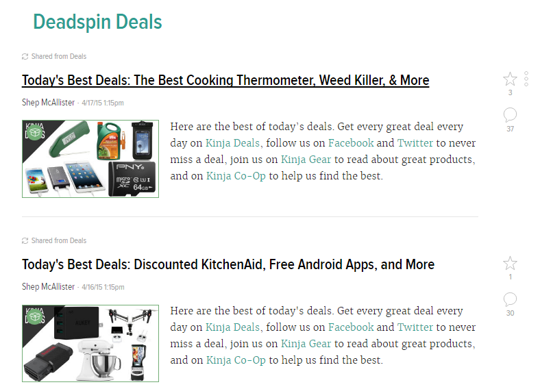 deadspin deals