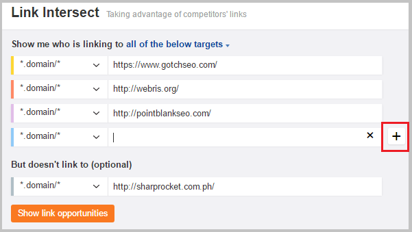link intersect competitors