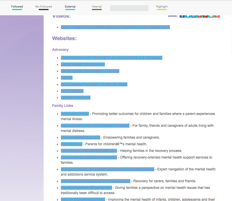 resource page mozbar