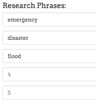 research phrases link prospector