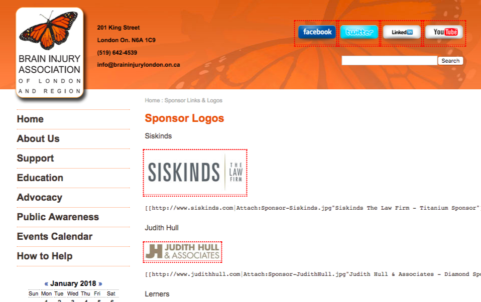 sponsorship links