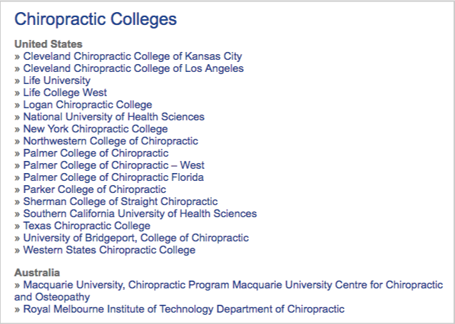 chirophatic online degree program