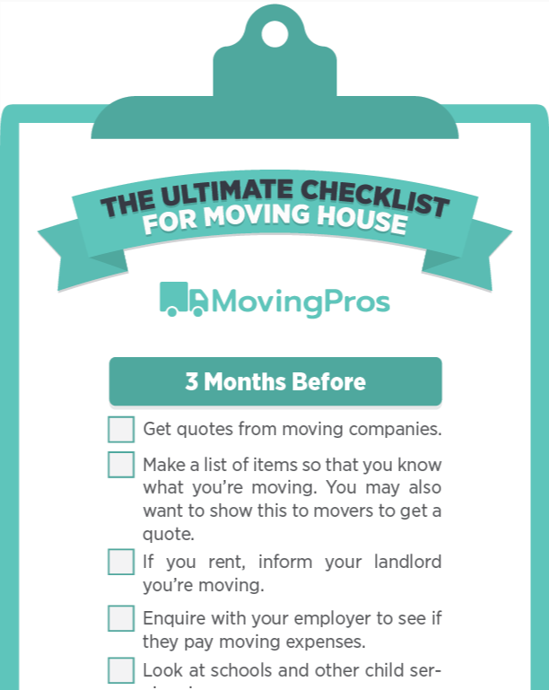 moving house checklist