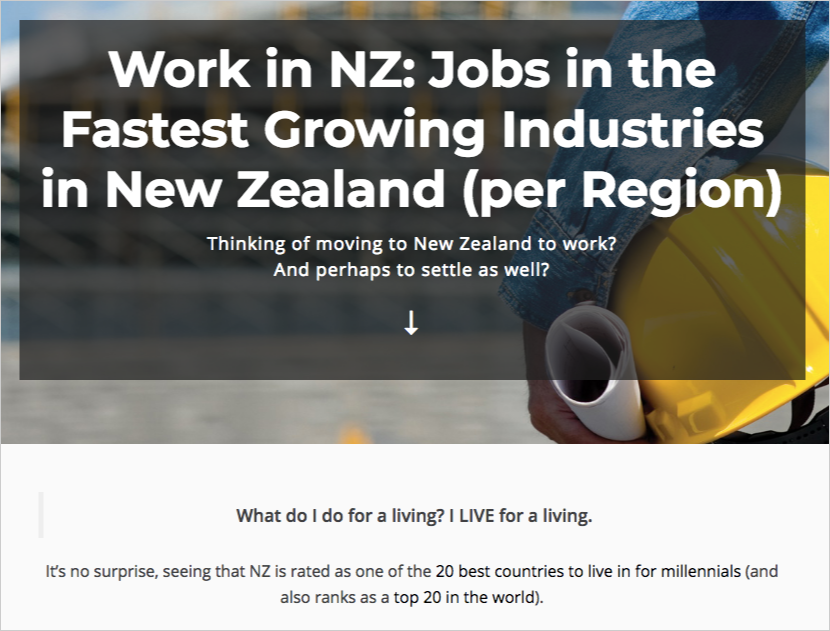 work in new zealand visual asset