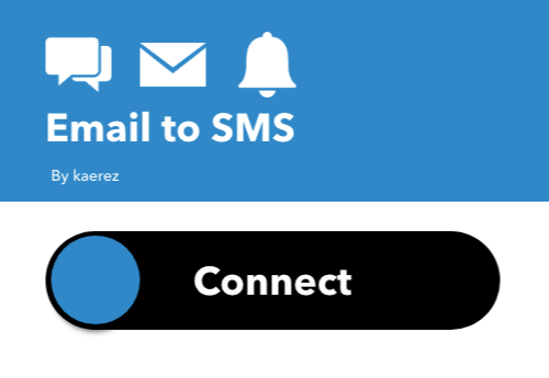 email to sms ifttt