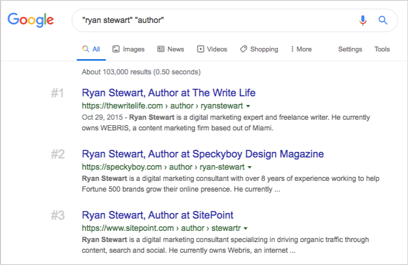 google search ryan stewart