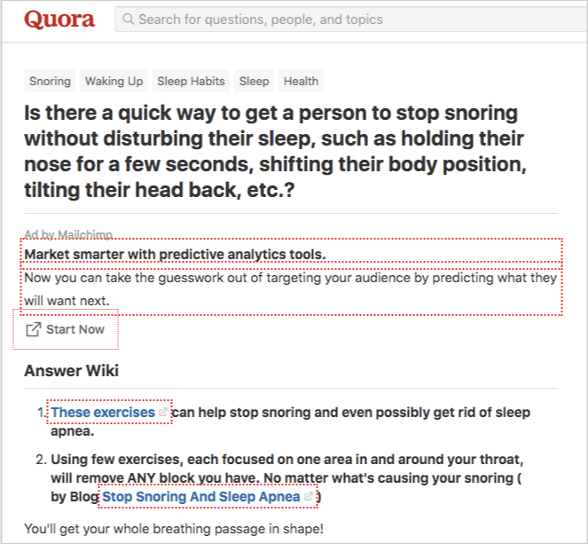 quora snoring thread