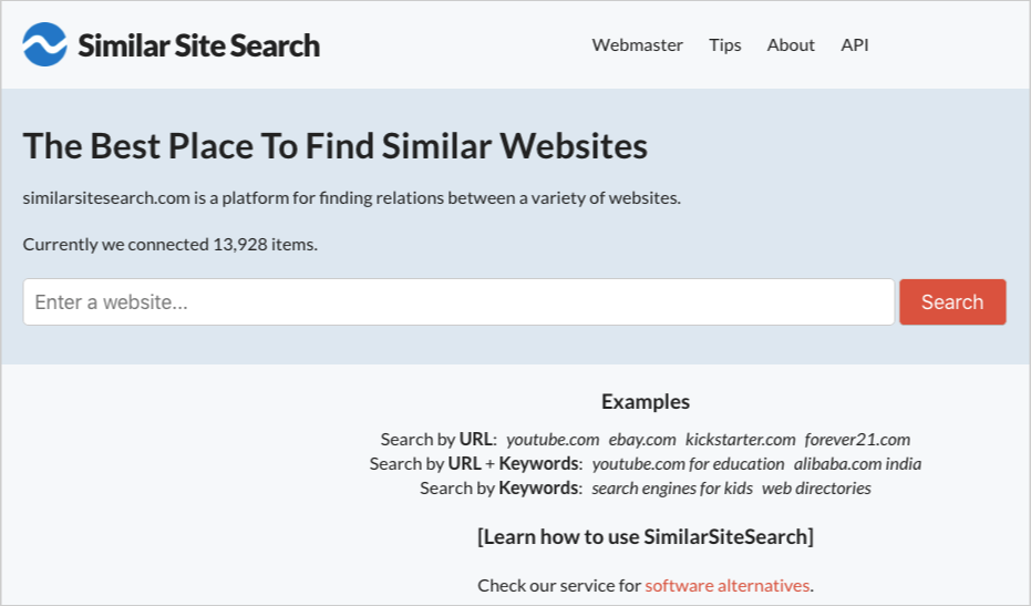similar site search