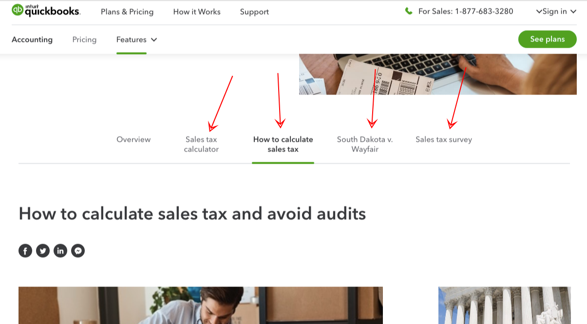 quickbooks sales tax