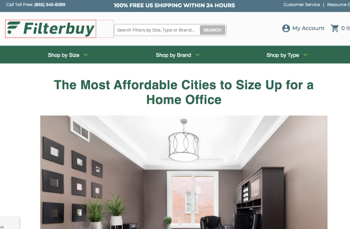 Filterbuy The Most Affordable Cities to Size Up for a Home Office