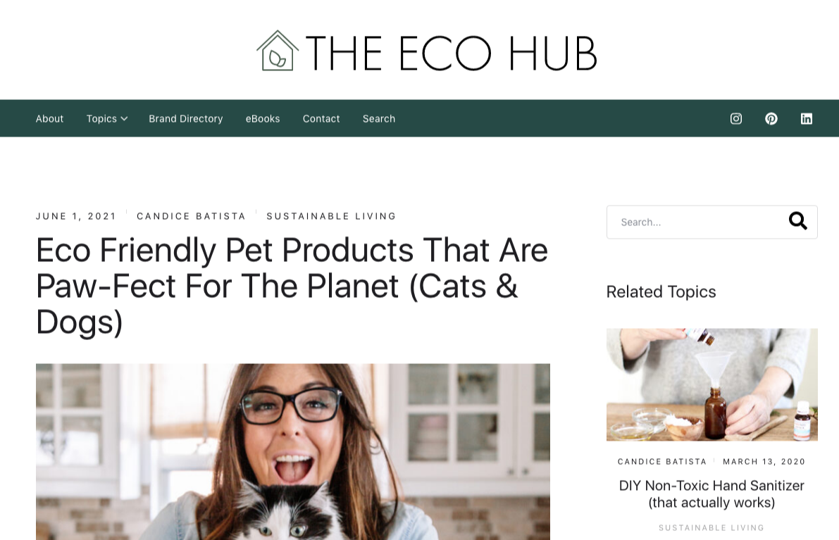 eco friendly product listings