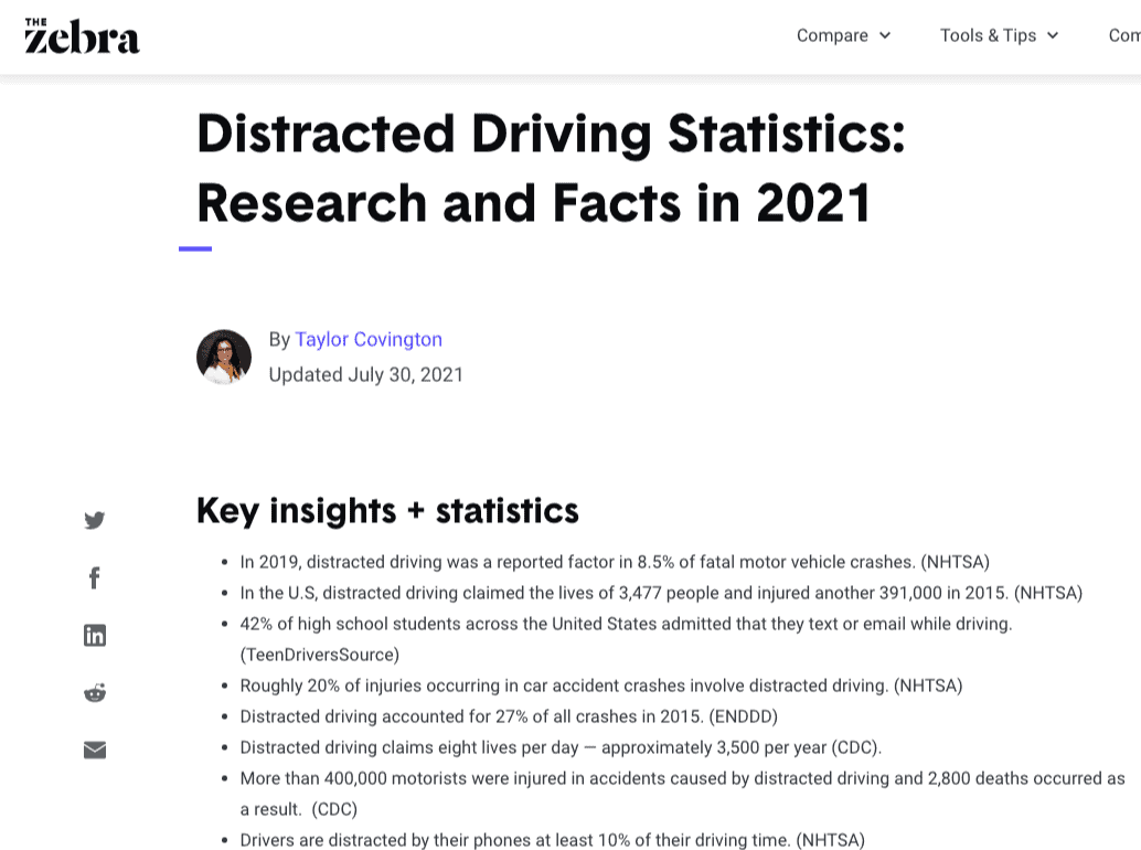 zebra statistics key insights